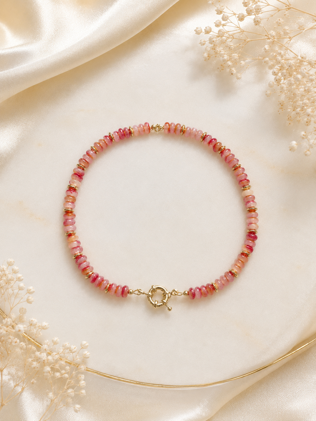 Sunset Hue Beaded Necklace 🌅