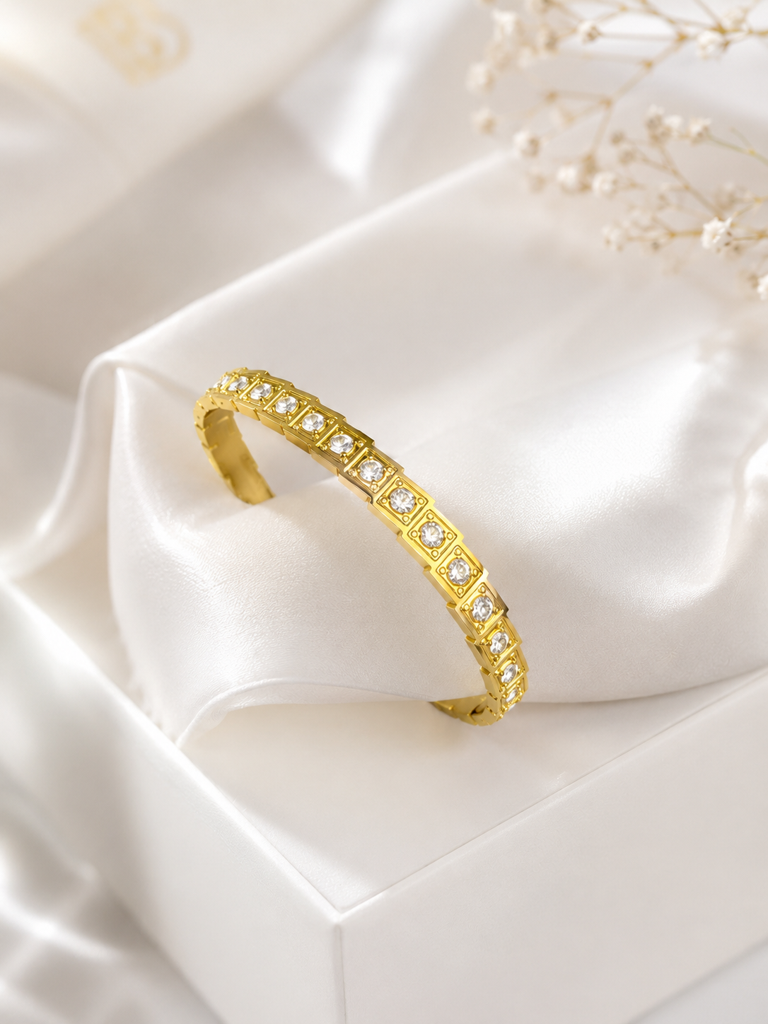 Zenith Geometric Crystal Bangle
