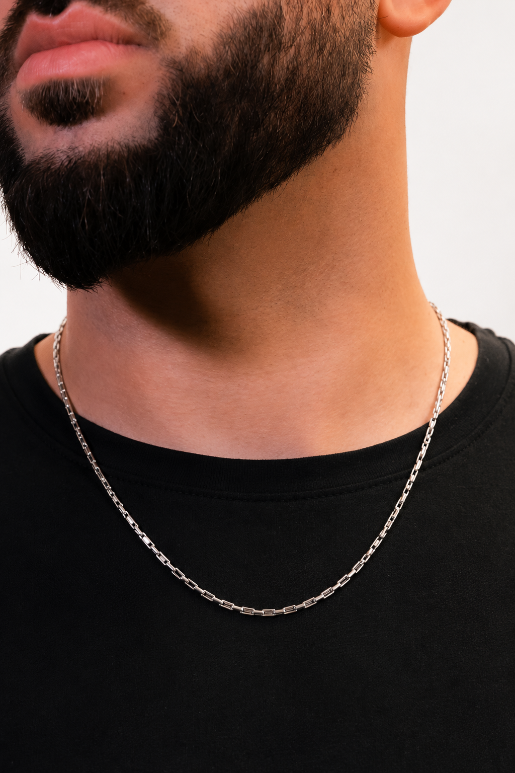 Essential Silver-Tone Link Necklace | Refined Minimalist Style⛓️