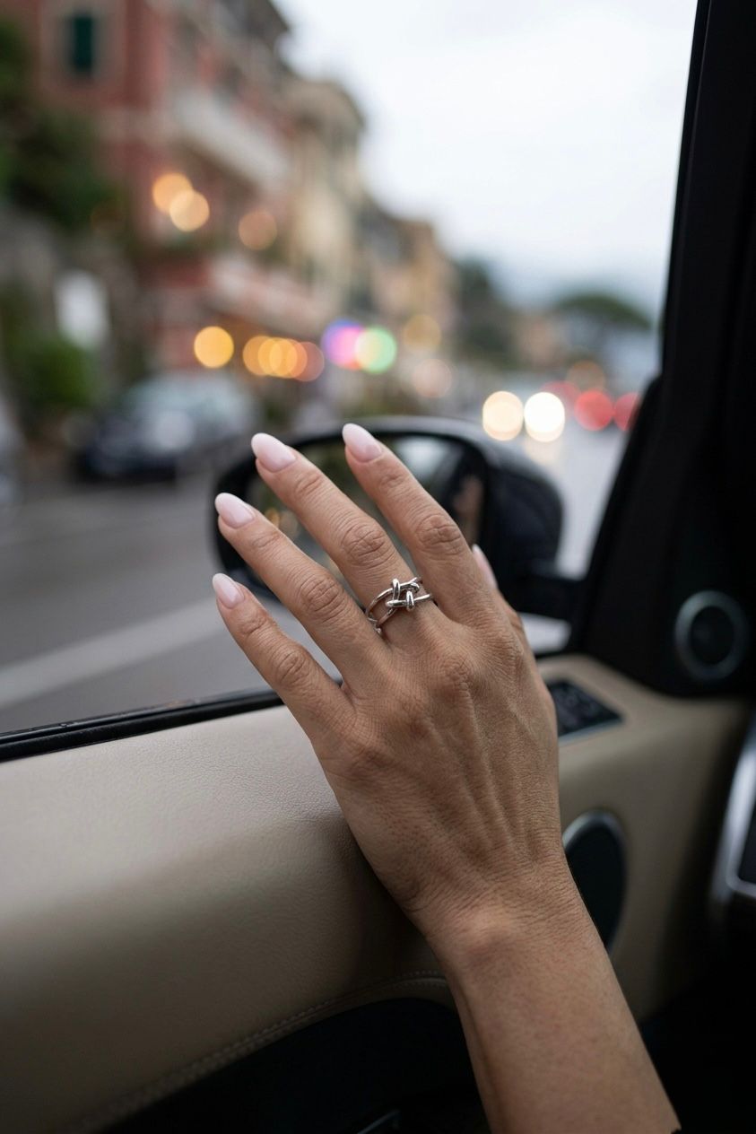 Silver Infinity Knot Band