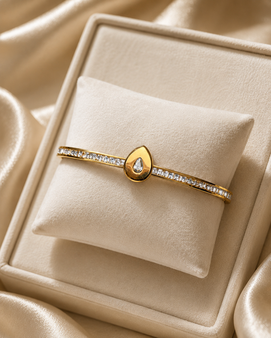 Celestial Tear-Drop Bangle